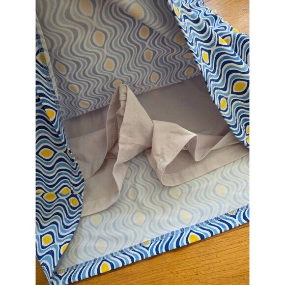 J.Mclaughlin Briana Skort in Costa Key Blue/White Medium A001250 - Picture 8 of 10